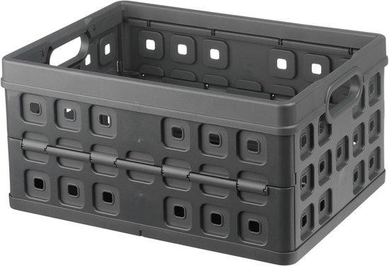 Sunware Opbergbox - Vouwbare Plastic Bak - Antraciet