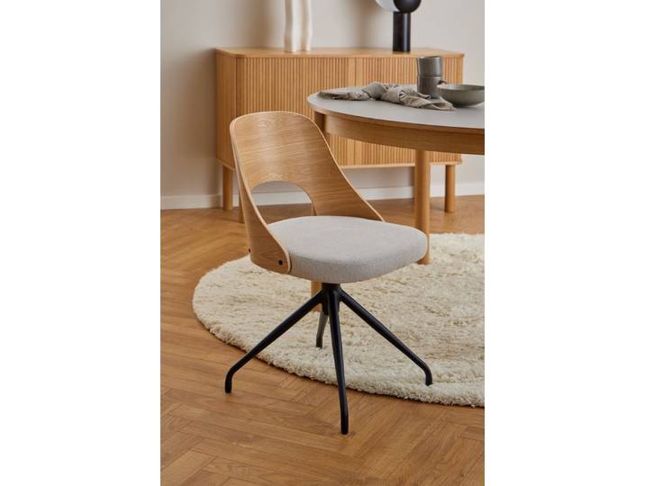 freiraum Esszimmerstuhl Lucy, in Beige, Stoff - 48x79x53cm (BxHxT)