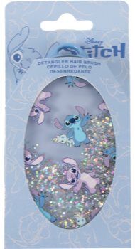 Disney Stitch Detangler Hair Brush escova de cabelo com glitter 1 un.. Stitch Detangler Hair Brush