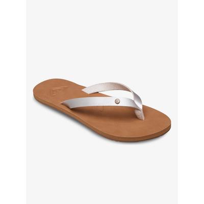 Zehentrenner ROXY "JYLL III", Damen, Gr. 37, braun (gold), Synthetik, Schuhe Zehentrenner