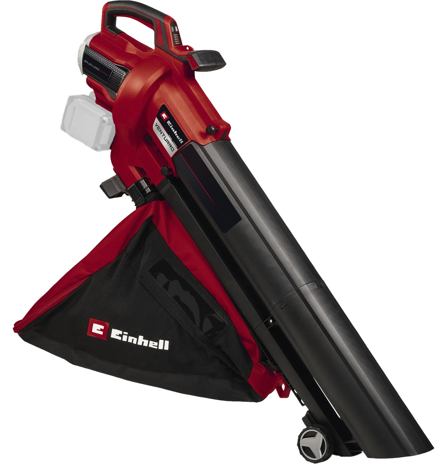 Einhell VENTURRO 36/240 Professionele accu-blazer en stofzuiger, 36 Volt (2x18V), rood/zwart
