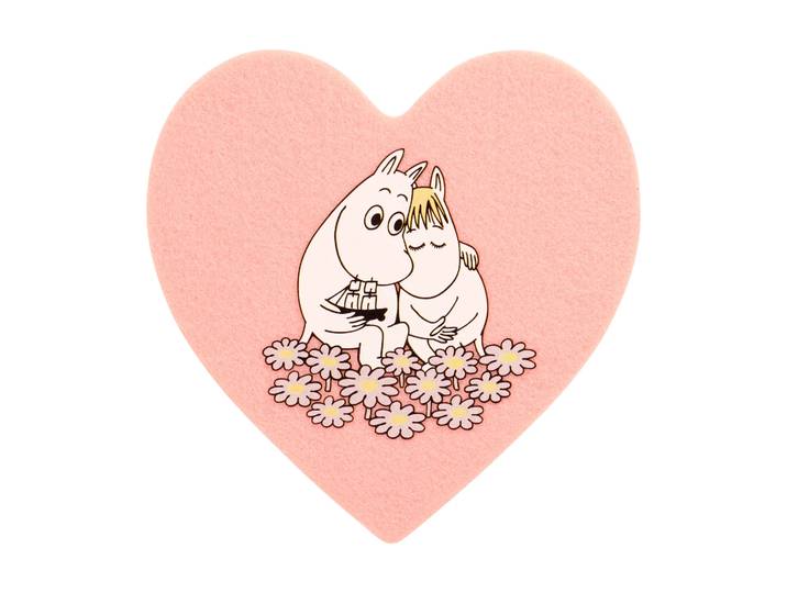 Muurla Bocal en verre Moomin Ø9x18,5 cm Together