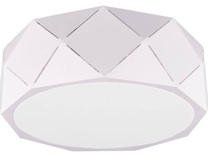 Trio Leuchten - Plafonnier design I Plafonnier I Lampe I Lampe blanc 40 cm - KrisI 3-flamme I Salon I Chambre à coucher - Acier Rond - LED approprié E27