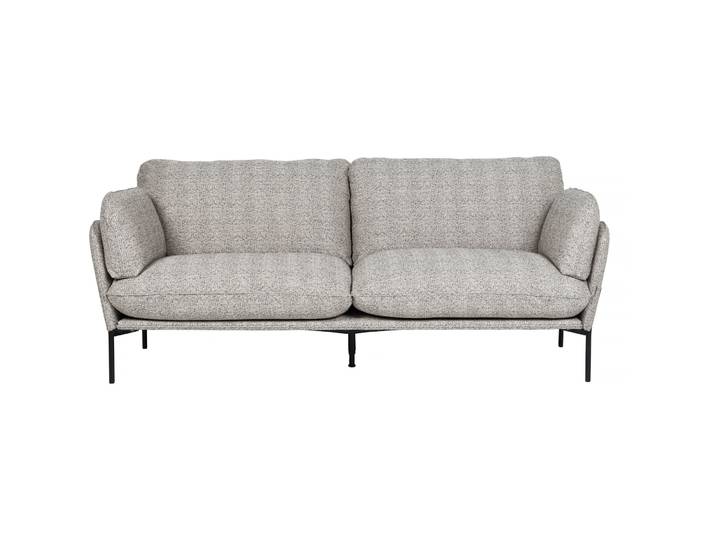 Sofa Cara Stoff Beige B 204 T 93 cm - Sofa