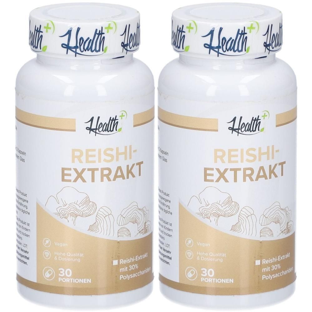 Health+ Reishi (60 caps) Unflavoured 2x 2x60 St Kapseln