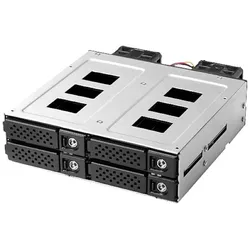 SNT Wechselrahmen 4-in-1 NVMe U.2 SSD black 32GBPS ROHS, SSD + Festplatte Zubehör