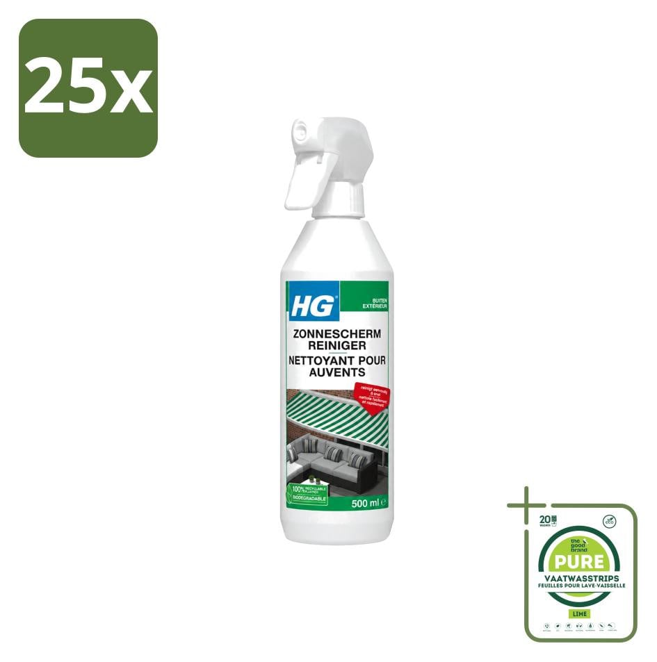 HG Reiniger voor zonneschermen 500 ml 25 stuks