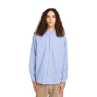 Langarmhemd ELEMENT "Button Down Regular Oxford", Herren, Gr. S, blau (oxford blau), Obermaterial: 100% Baumwolle., Hemden