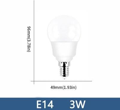 Uplifted Goods Energy Saving LED Bulb Lamps E27 And E14 Base Options e14 3w natural Light
