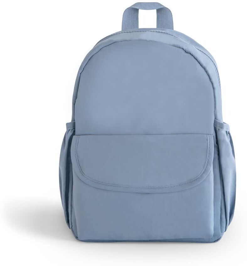 Mushie Mochila para carro . Azul grisáceo niño