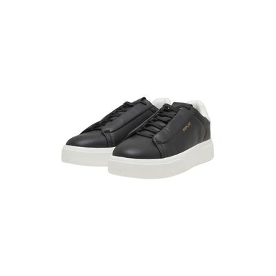 Sneaker REPLAY "Replay NOTTING", Herren, Gr. 43, schwarz-weiß (schwarz), Leder, Schuhe Sneaker