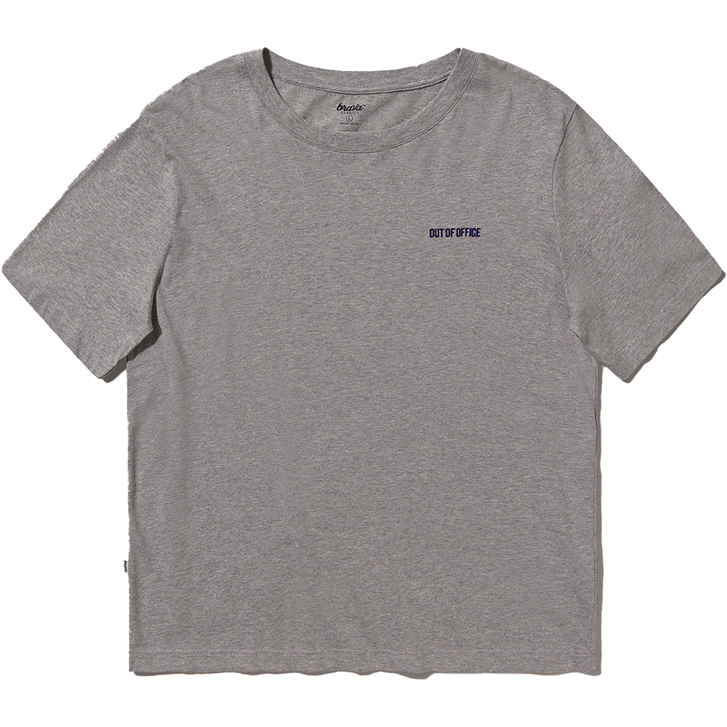 Brava Fabrics Out Of Office Cotton Herren T-Shirts grau Größe S Lifestyle Widerstandsfähig