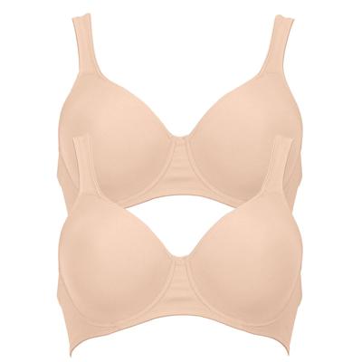 Bügel-BH ANITA "Bügel BH Twin", Damen, Gr. 100, Cup B, beige (desert desert), Obermaterial: 70% Polyamid PA. 30% Elasthan EL., BHs Bügel-BH