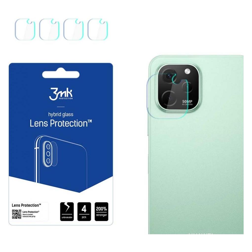 3MK Lens Protect Huawei Nova Y61 Ochrona na obiektyw aparatu 4szt (4 Stk., Huawei Nova Y61) (5903108511247)
