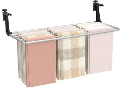 Costway Portable Clothes Drying Rack Extendable Radiator Clothes Airer with Robust Aluminum Frame