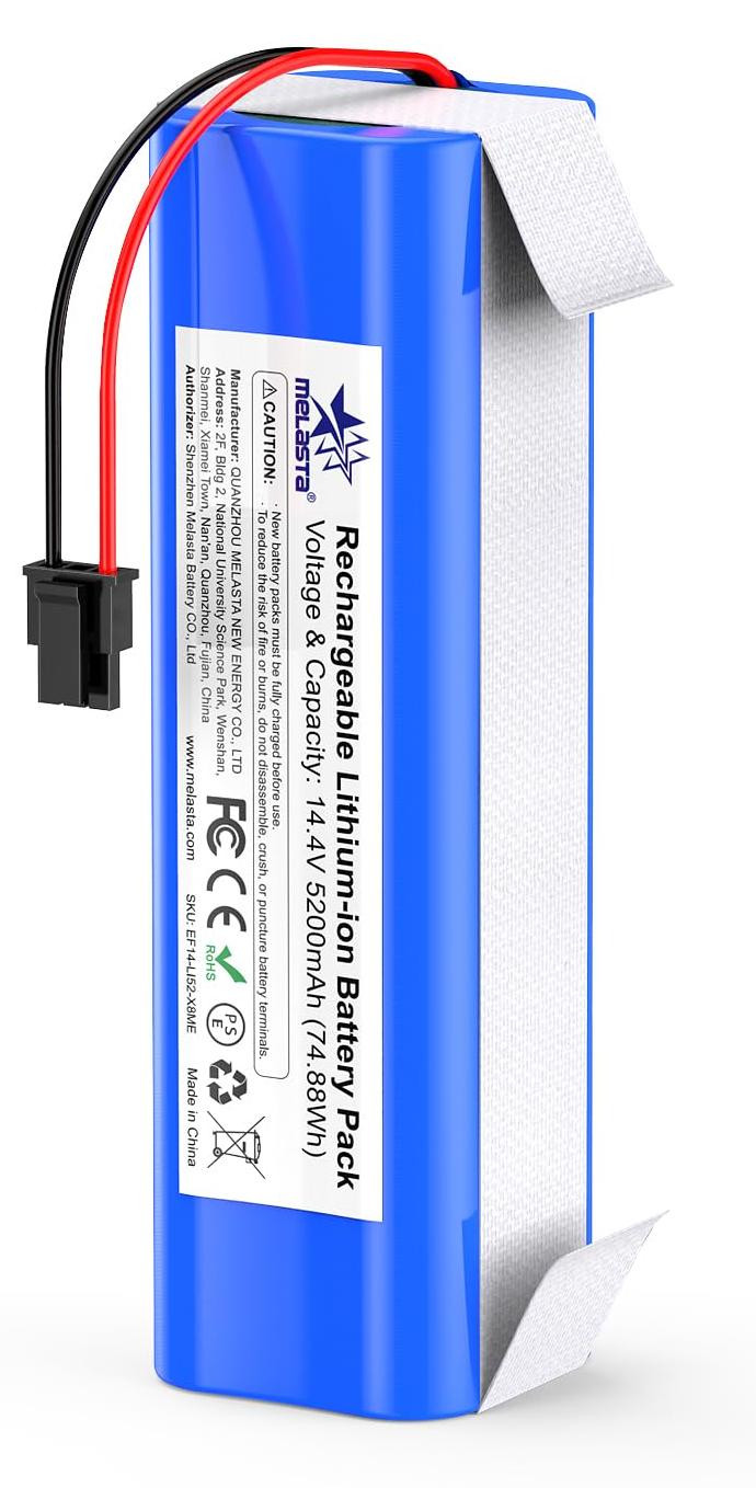 Dripio Vervangingsaccu van 5200mAh voor de Eufy RoboVac X8-serie