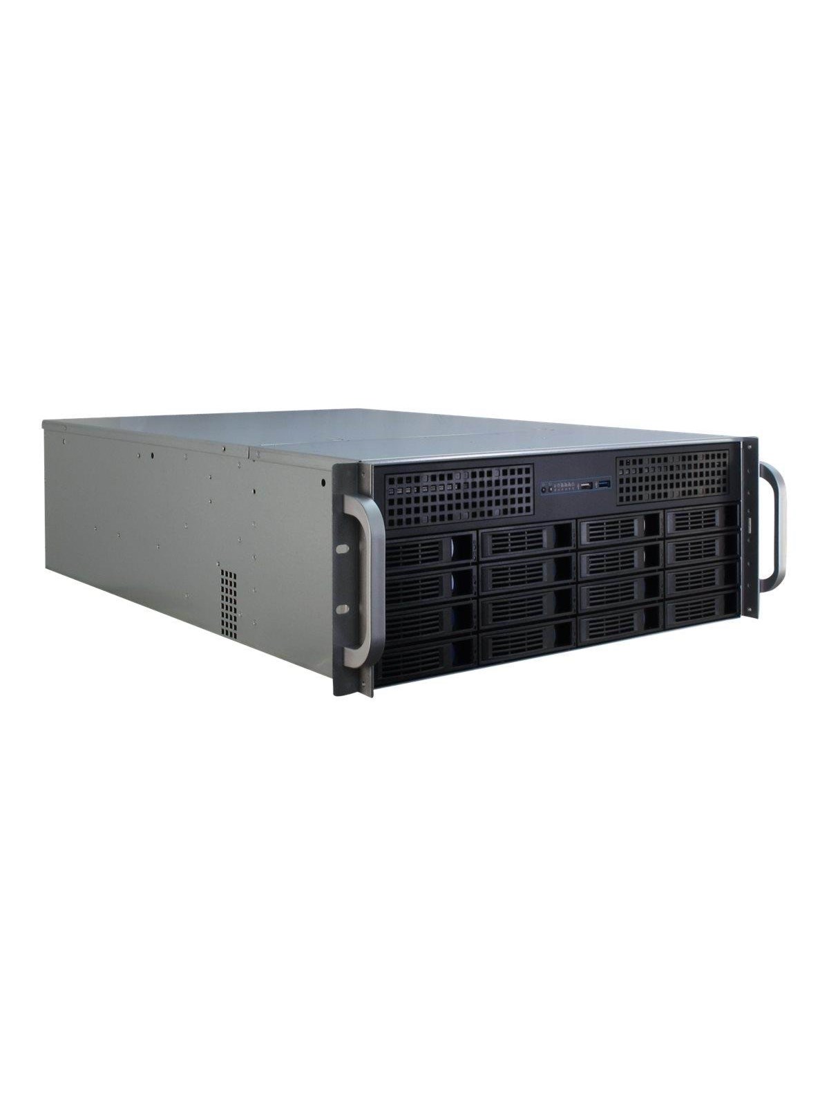 Inter-Tech IPC 4U-4416 - Gehäuse - Server (Rack) - Schwarz