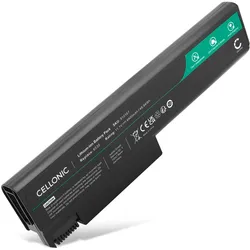 Cellonic Akku für HP EliteBook 6930p, 6550B, 6470b, 8440p, ProBook 6555b, Business (4400 mAh), Notebook Akku, Schwarz
