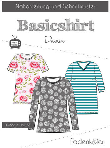Fadenkäfer Schnitt "Basicshirt" für Damen