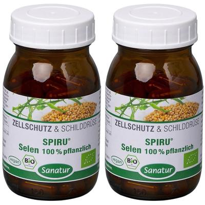 Selen 100% pflanzlich Spiru Bio Kapseln 2x 2x90 St