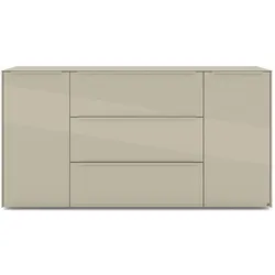 set one by Musterring Sideboard Reno Glas Beige Kaschmir