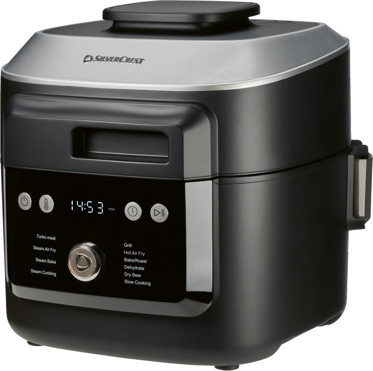 SILVERCREST® 2-in-1 Dampfgarer & Heißluftfritteuse »SHFD 1760 A1«, mit voreingestellten Programmen