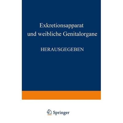 Harn- und Geschlechtsapparat, Taschenbuch von W. v. Möllendorff,R. Schröder, Springer Berlin, 978-3-540-01119-4