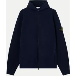 Loose-Fit Kapuzen-Pullover Blau L