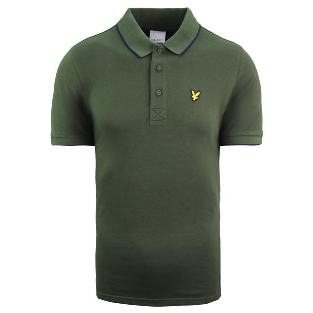 Lyle & Scott Golf Tipped Heren Groen Poloshirt