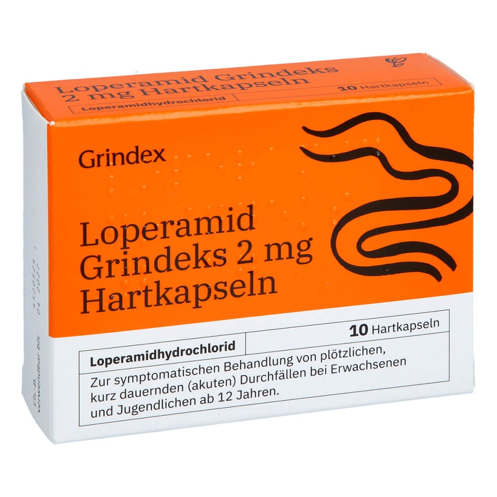 Grindeks Kalceks Deutschland GmbH Loperamid Grindeks 2 Mg Hartkapseln 19300236