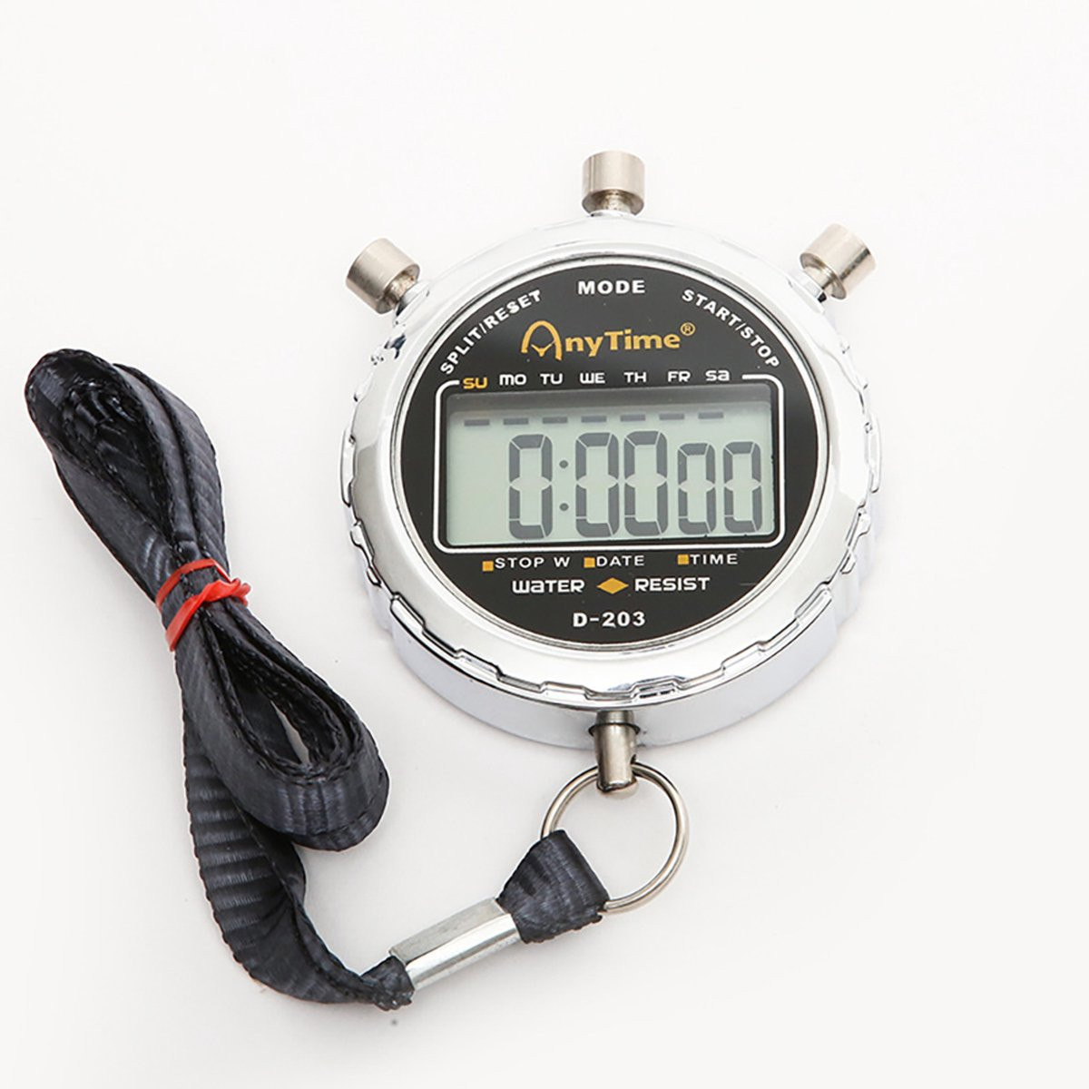 Waterdichte digitale stopwatch met groot LCD-scherm