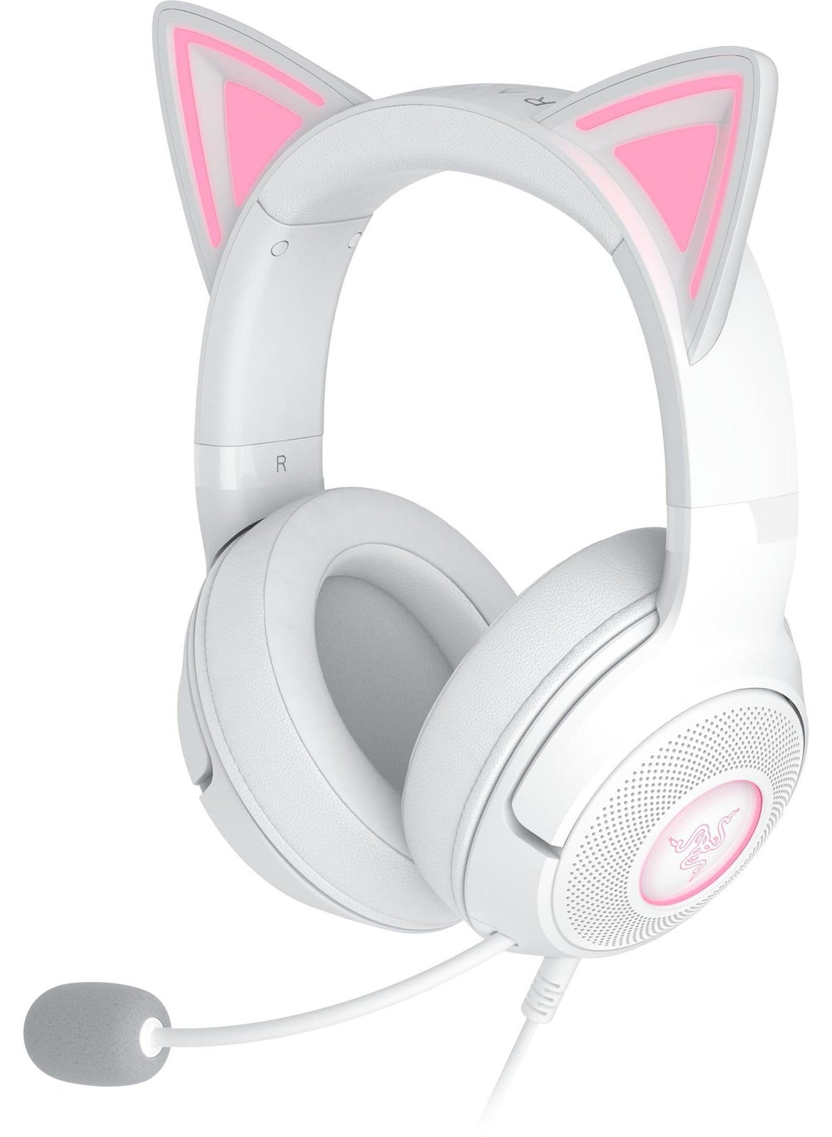 Razer Kraken Kitty V2 Hoofdtelefoon met omsluitende oorkussens