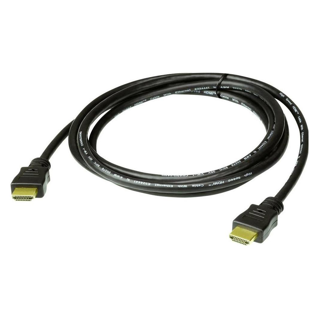 Aten HDMI High Speed mit Ethernet Kabel (2 m) (2L-7D02H-1)