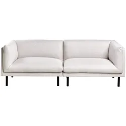 3-SITZER-SOFA Stoff Hellbeige Vorgod