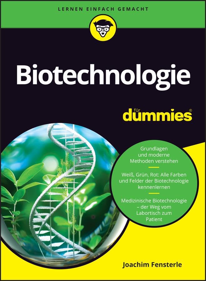 Joachim Fensterle - Biotechnologie für Dummies - Preis vom 14.10.2026 23:07:16 h