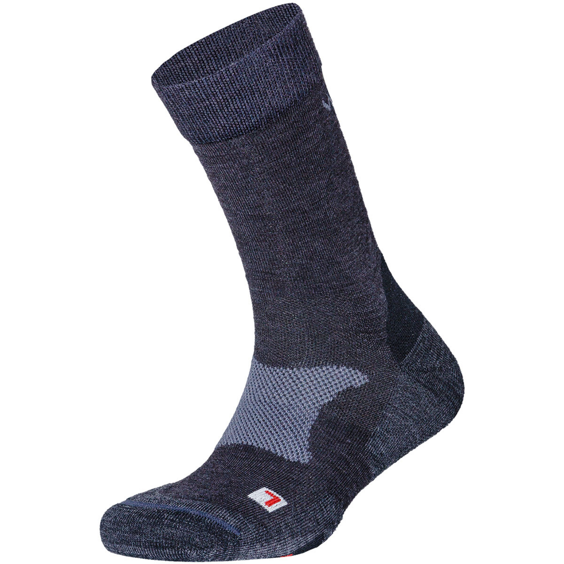 Wapiti Anti Zecken ZS02 Trekking Wandersocken grau Größe 39 Camping Hautfreundlich Merinowolle