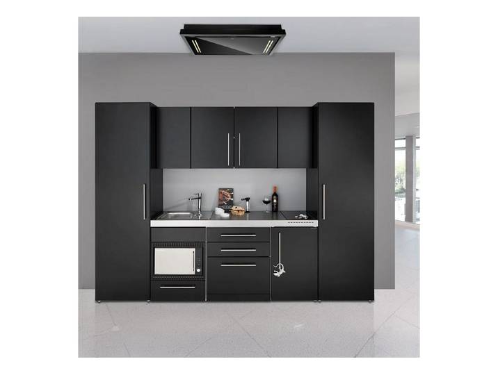 Stengel Küchenzeile 300 cm Küchenblock mit Elektrogeräten, Exklusive Metallküche, Luxuriöses Design, langlebige Materialien, top Komfort.
