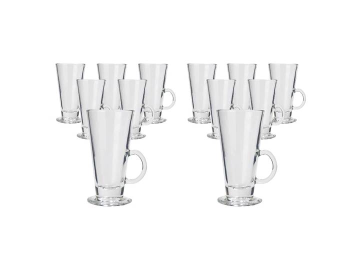 Latte-Macchiato-Glas STÖLZLE Latte Macchiato Gläser 265 ml 12er Set transparent , bunt (transparent), Glas, Trinkgefäße, Latte-Macchiato-Glas