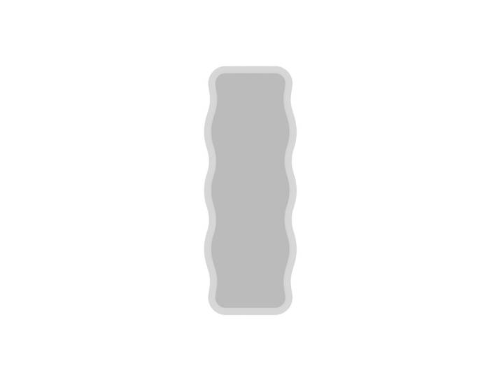 Miroir en bois Aror - 50 x 160 cm - Blanc