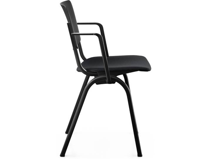 HAG Konferenzstuhl Celi 9140 Schwarz Kunststoff/Aluminium H 121 cm - Konferenzstuhl