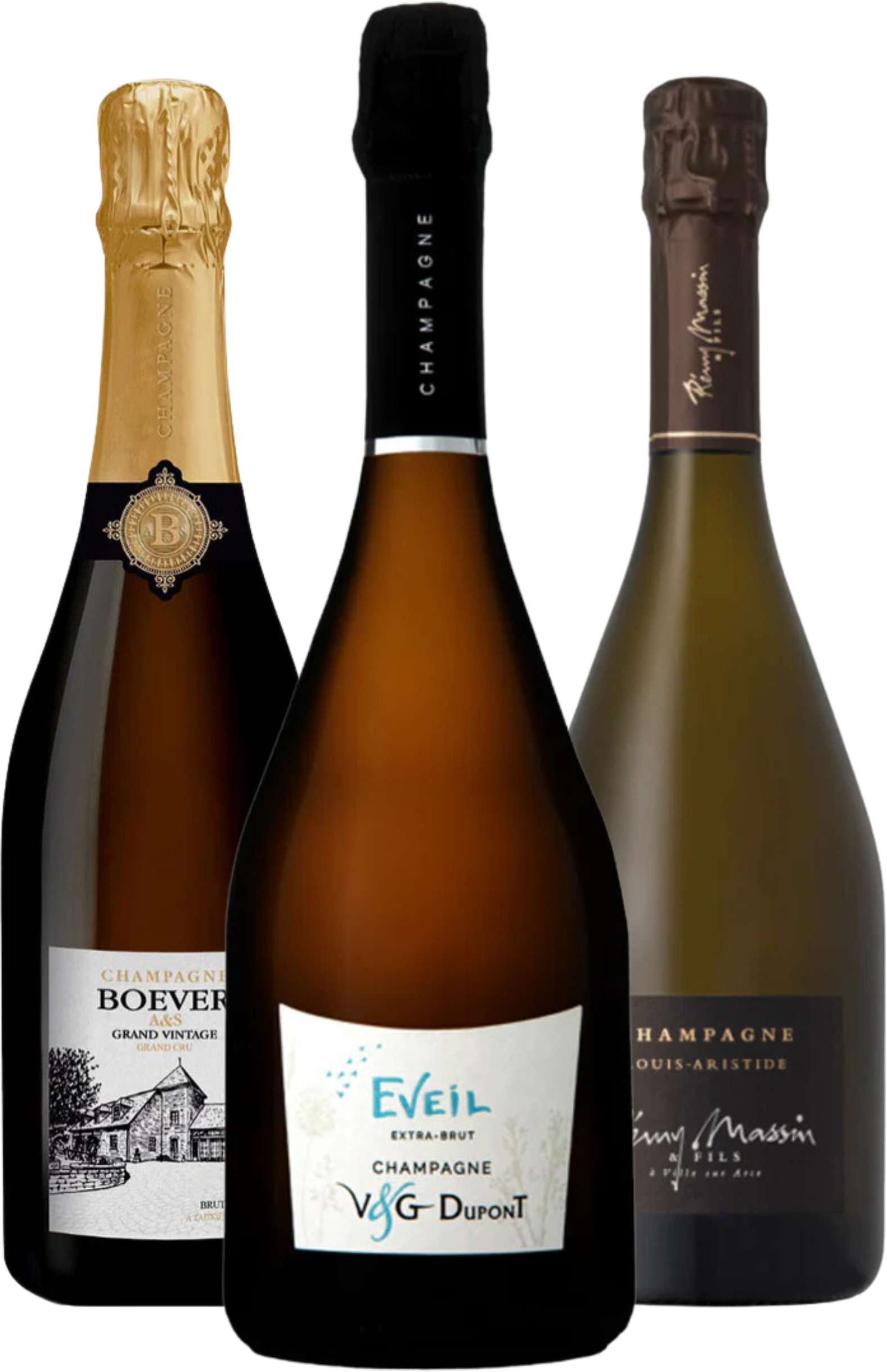 CallMeWine Entdeckerpaket Champagner Geschenk 3x1 Fl.