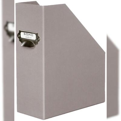 Rössler Papier 1318452491 Stehsammler SOHO für A4 taupe mit Griff