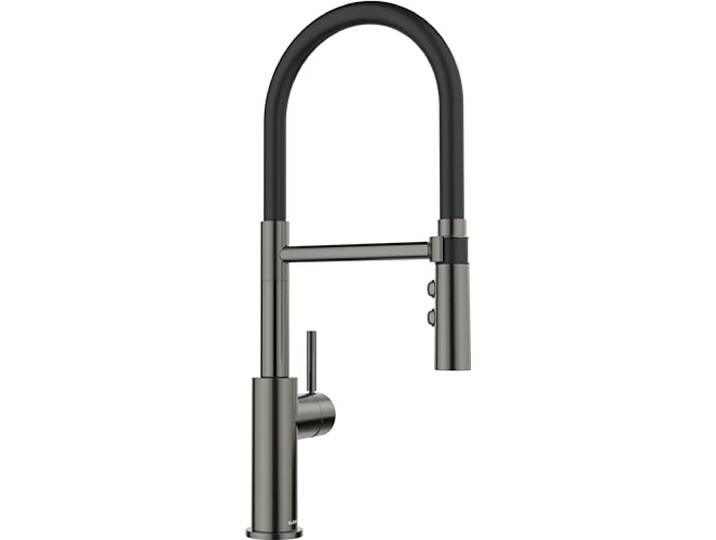 BLANCO CATRIS-S Flexo Küchenarmatur Mit herausziehbarem Schlauch [10,7x23x47,1 cm] Wechsel von Klarstrahl in Brausestrahl Wasserqualität & wassersparend Hochdruck