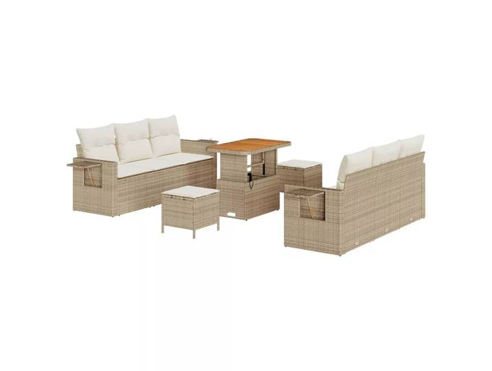 VidaXL - Terrassenmöbel poly-rattan, One Size, Beige