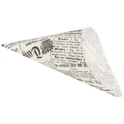 Nette 1000 Pommestüten aus Pergament-Ersatz Papiertüten für 250g