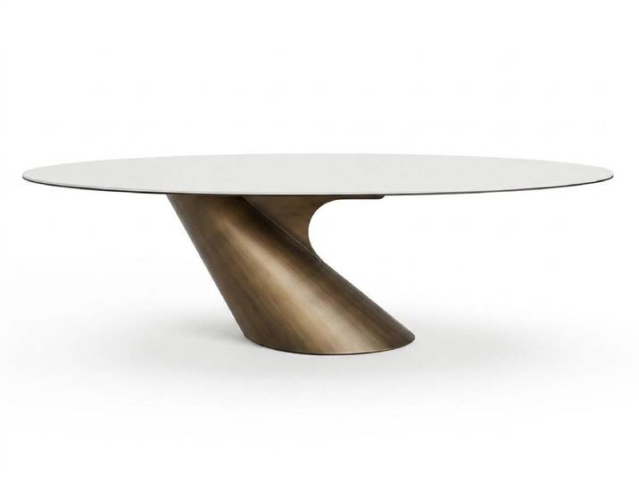 JVmoebel Esstisch Esstisch Metall Keramik Komfort Interieur Modernes Design Trends, Made in Europa
