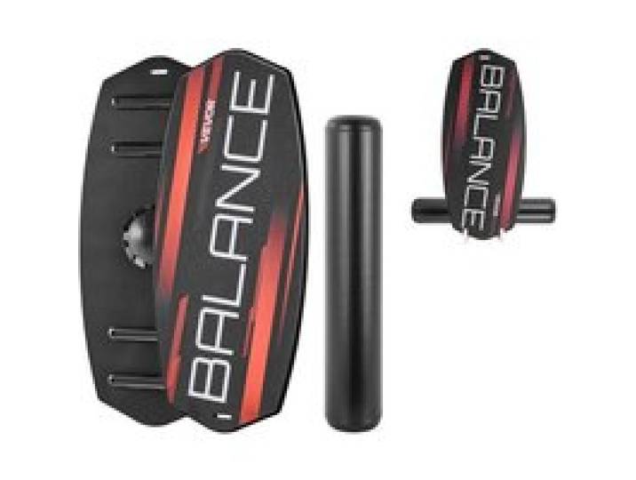 VEVOR Balance Board Set für Erwachsene (78 cm), Wackelbrett bis 200 kg Belastbar, inkl. Rolle, Magnetstoppern & Ablage, Gleichgewichtstrainer für Surf- & Core-Training, Physiotherapie, Schwarz