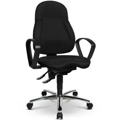 Sitness Drehstuhl Basic 100 Stoff Schwarz