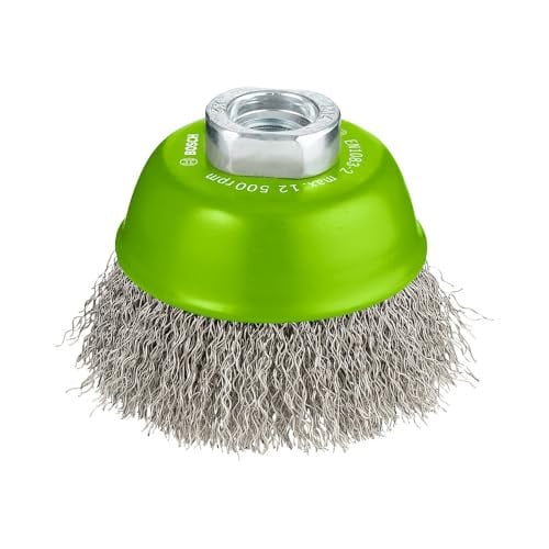 Bosch PRO Inox clean gegolfde komborstel M14 met schroefdraad voor roestvrijstalen mengkommen