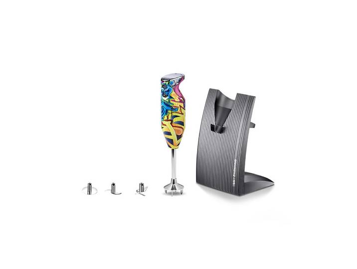 ESGE-Zauberstab Stabmixer Design Edition Color-Art, 200 W, bis zu 17.000 U/Min. robuster AC-Motor Aufsteckzentrierung